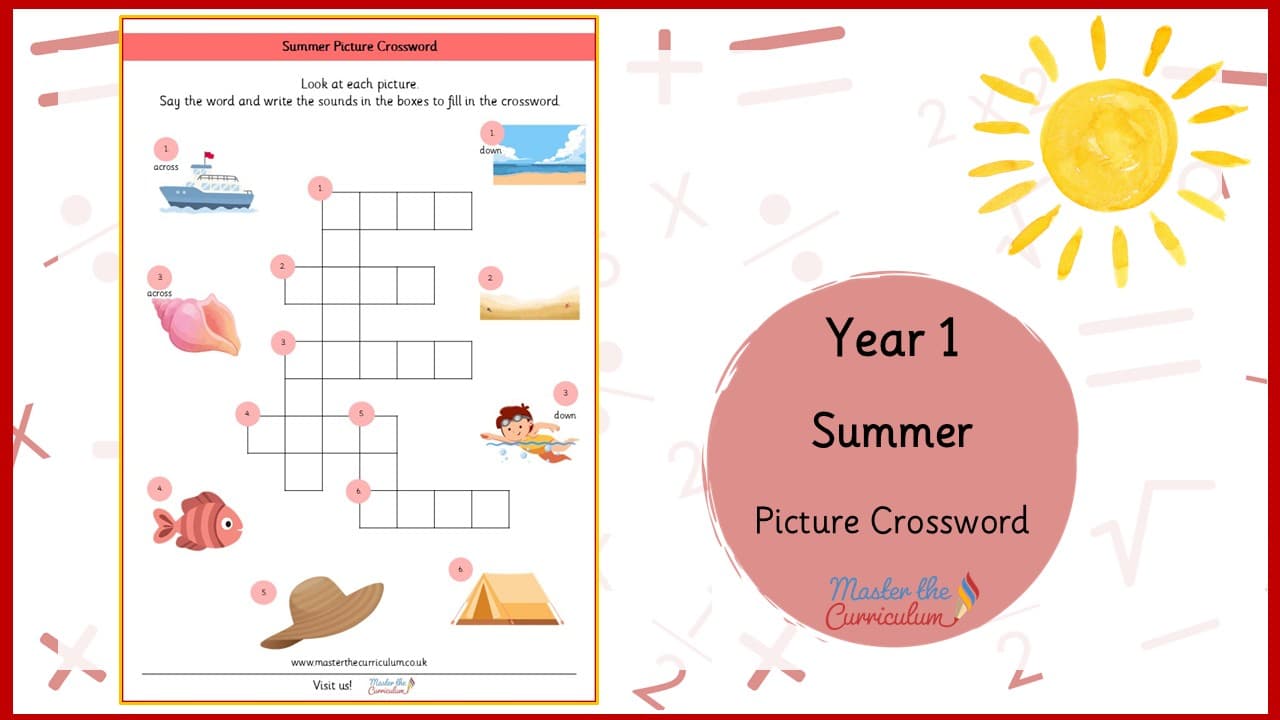 Cover of Summer Picture Crossword