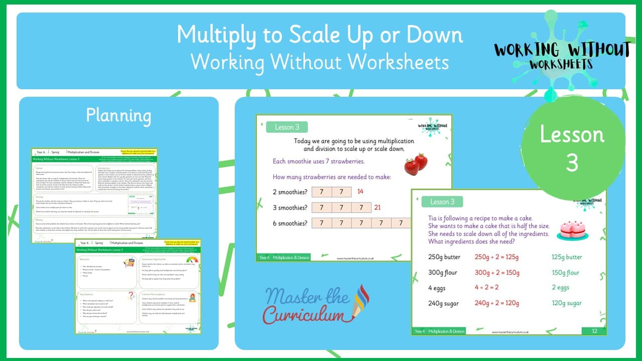 Cover of L3 Multiply Quantities to Scale Up or Scale Down