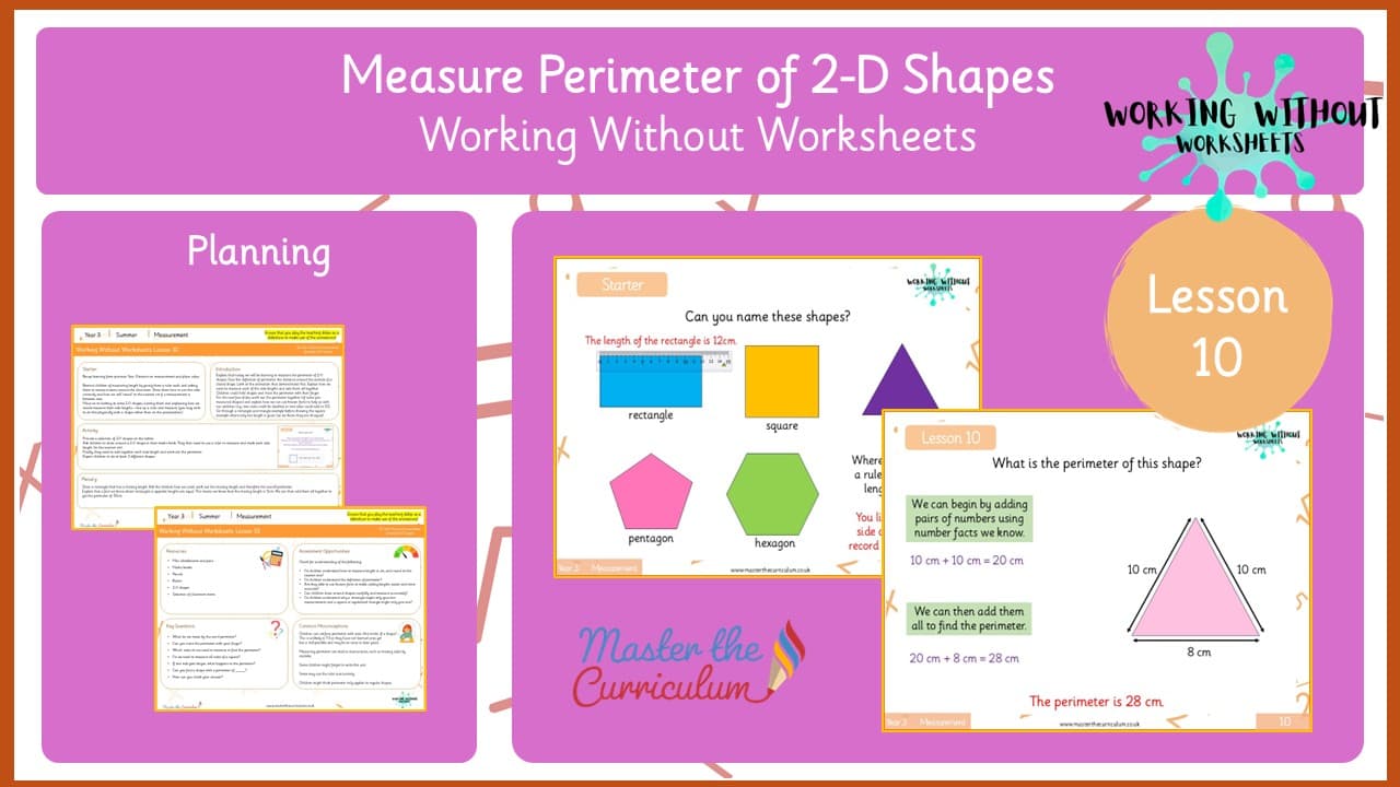 Cover of L10 Measure the Perimeter of Simple 2-D Shapes