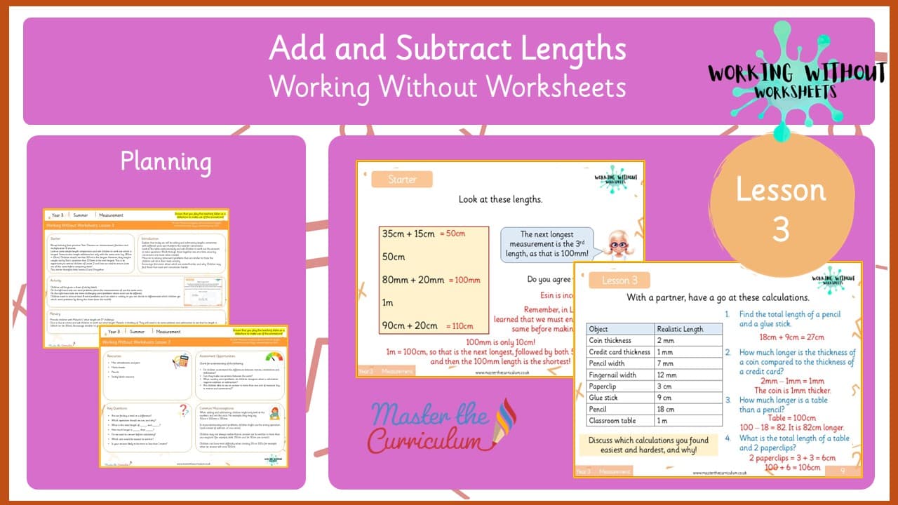 Cover of L3 Add and Subtract Lengths