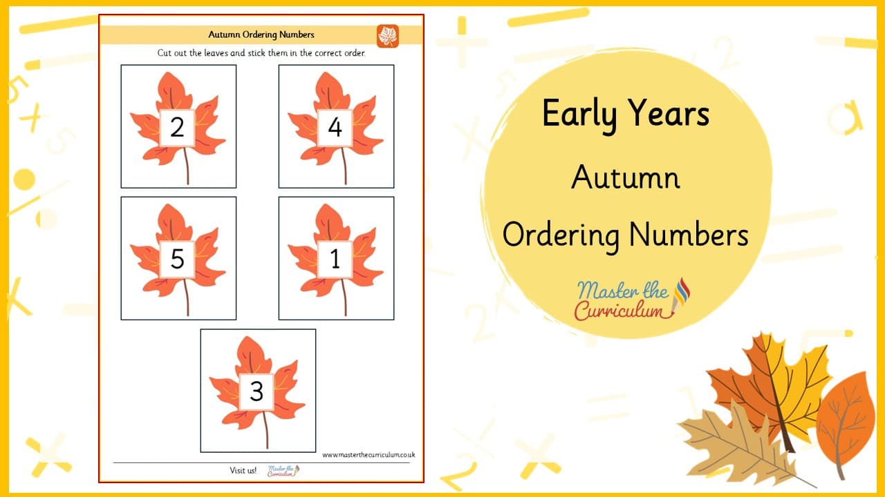 Cover of Autumn Ordering Numbers