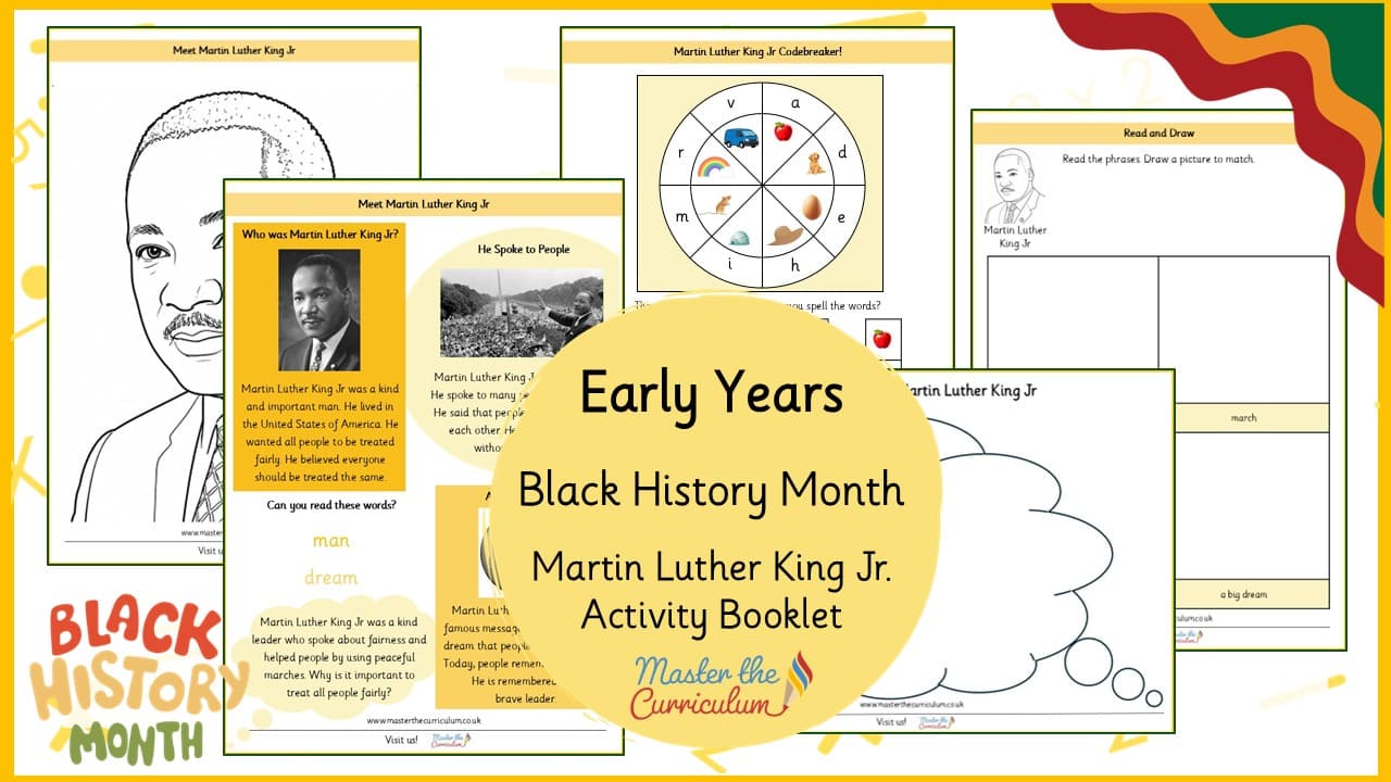 Cover of Martin Luther King Jr. Activity Pack