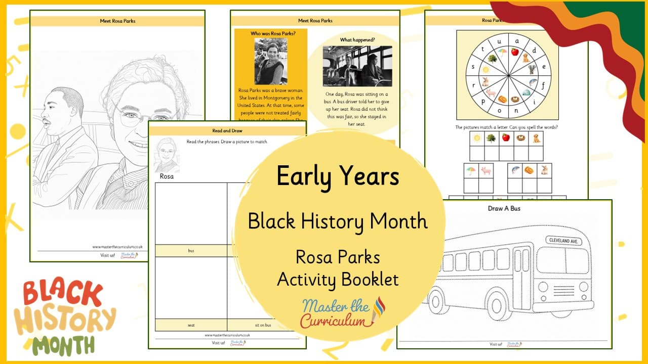 Cover of Rosa Parks Activity Pack