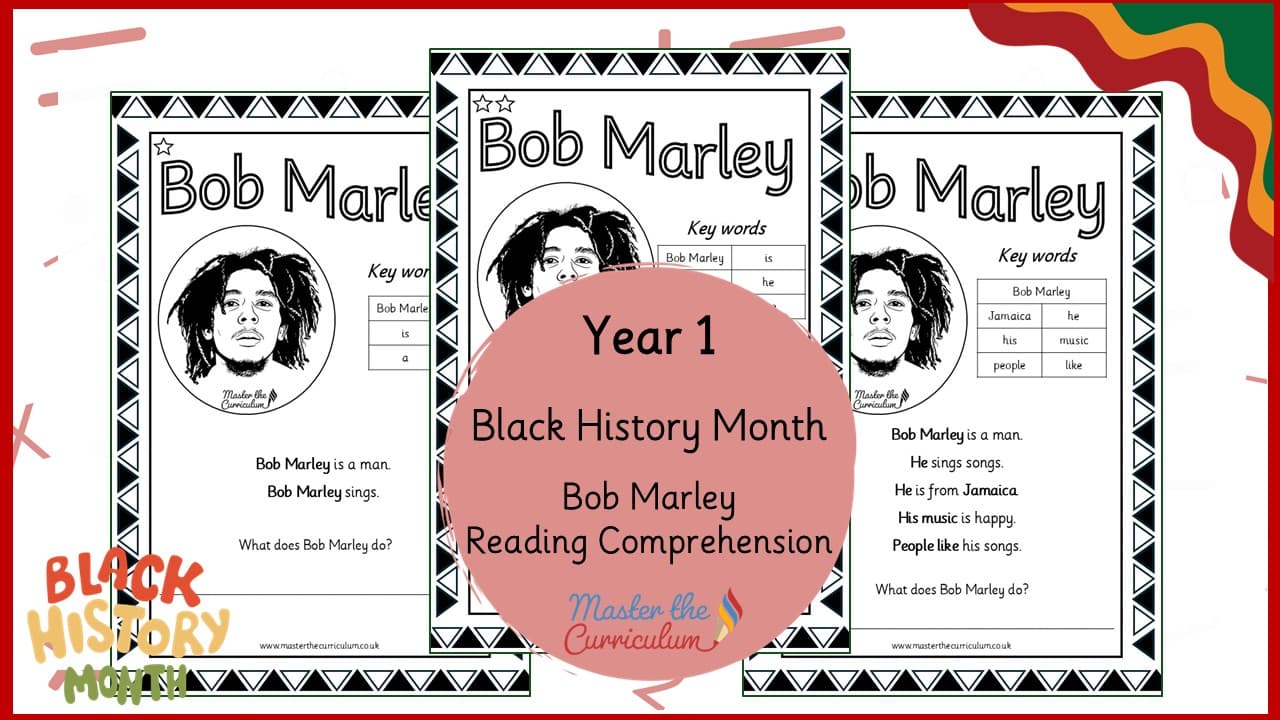 Cover of Bob Marley – Reading Comprehension