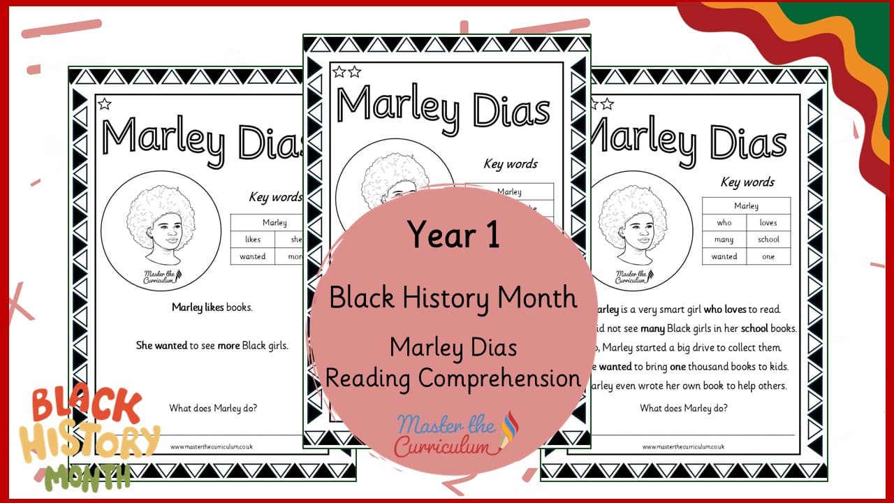 Cover of Marley Dias – Reading Comprehension