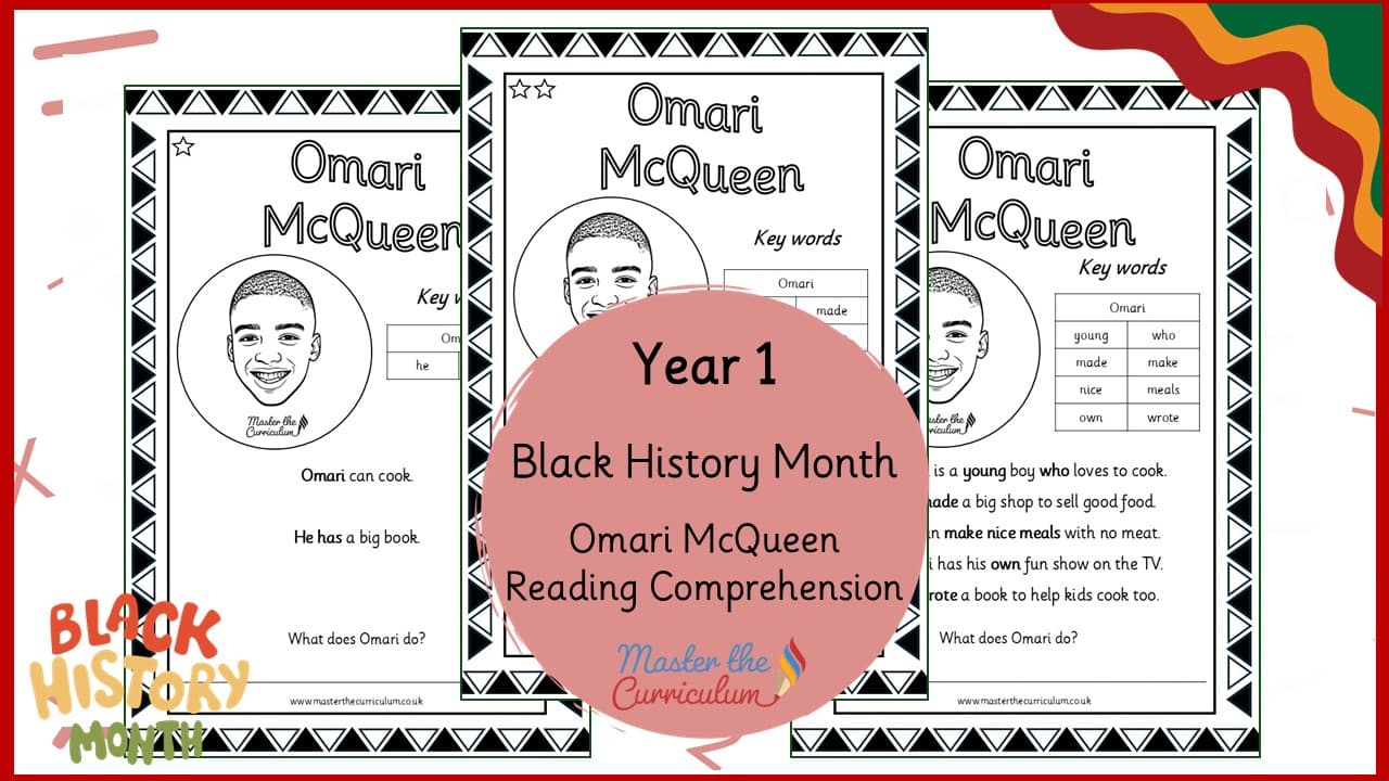 Cover of Omari McQueen – Reading Comprehension