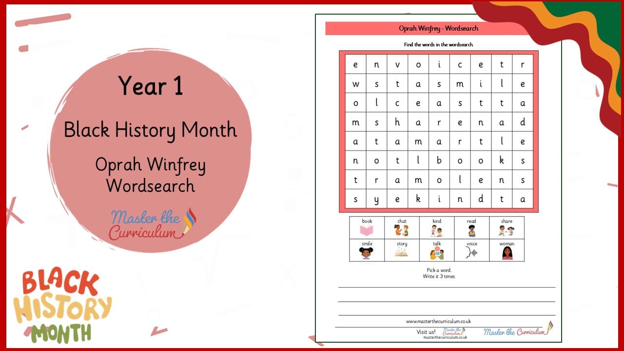 Cover of Oprah Winfrey – Wordsearch