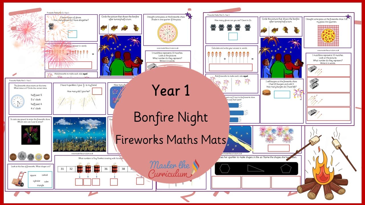 Cover of Fireworks Maths Mats