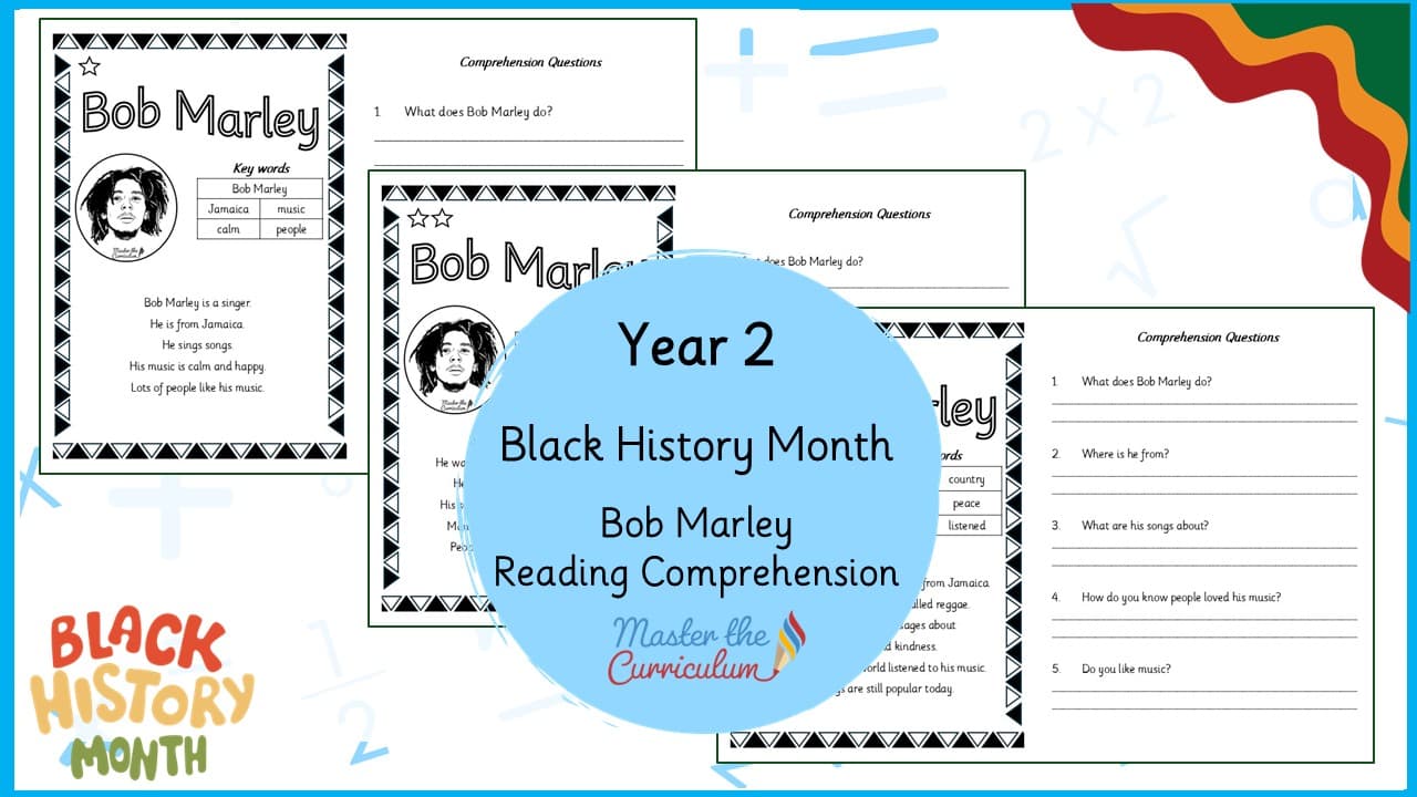 Cover of Bob Marley – Reading Comprehension