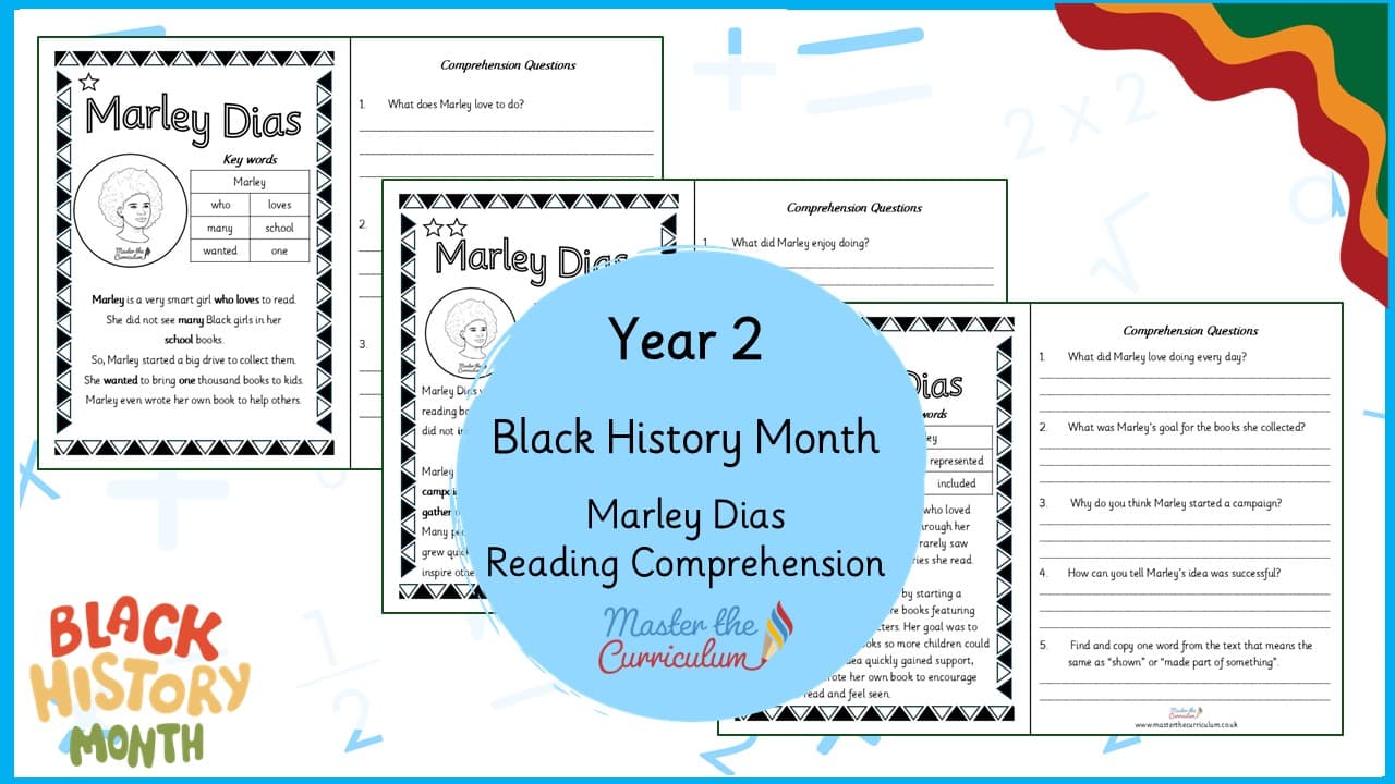 Cover of Marley Dias – Reading Comprehension