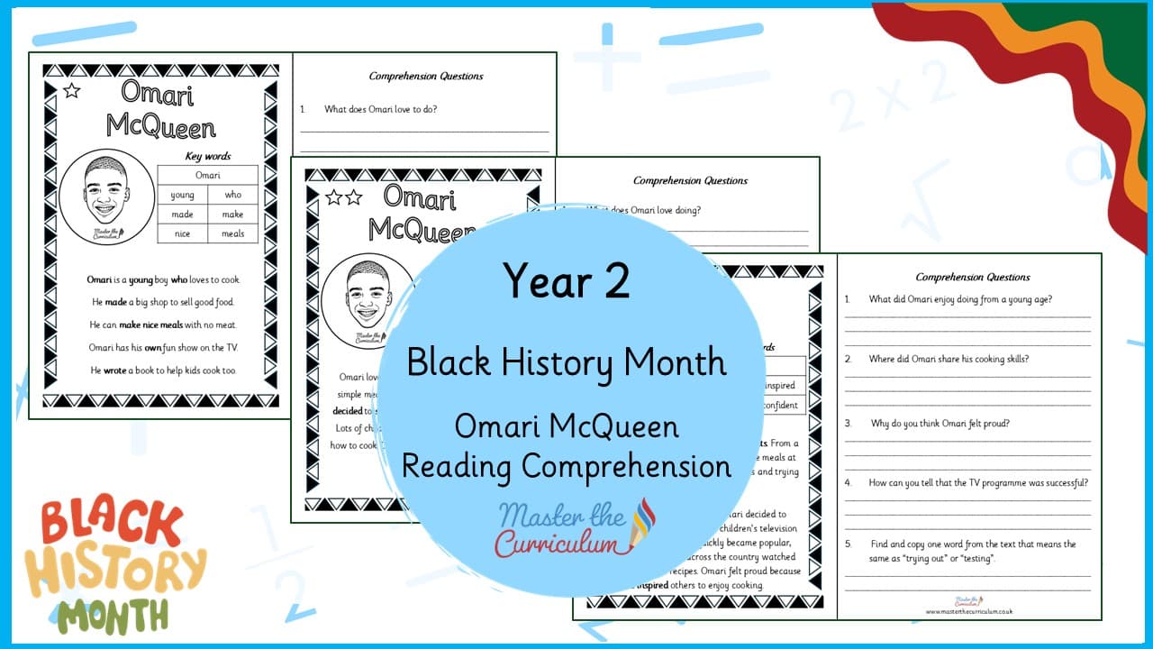 Cover of Omari McQueen – Reading Comprehension