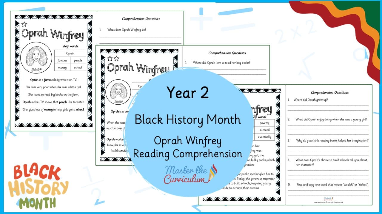 Cover of Oprah Winfrey – Reading Comprehension