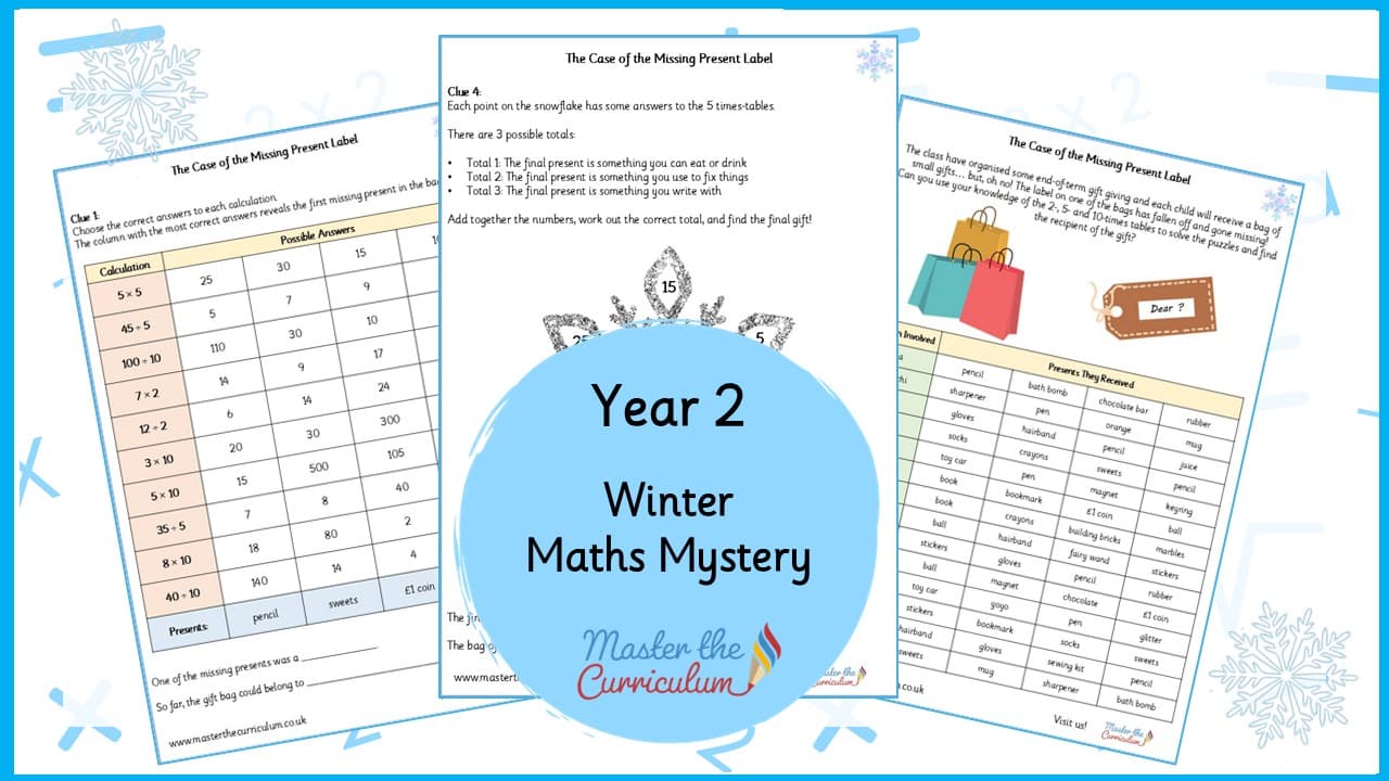 Cover of Winter Maths Mystery
