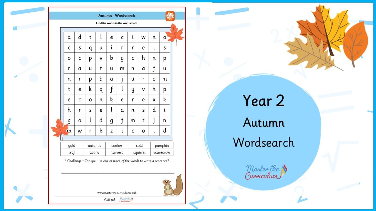 Cover of Autumn Wordsearch