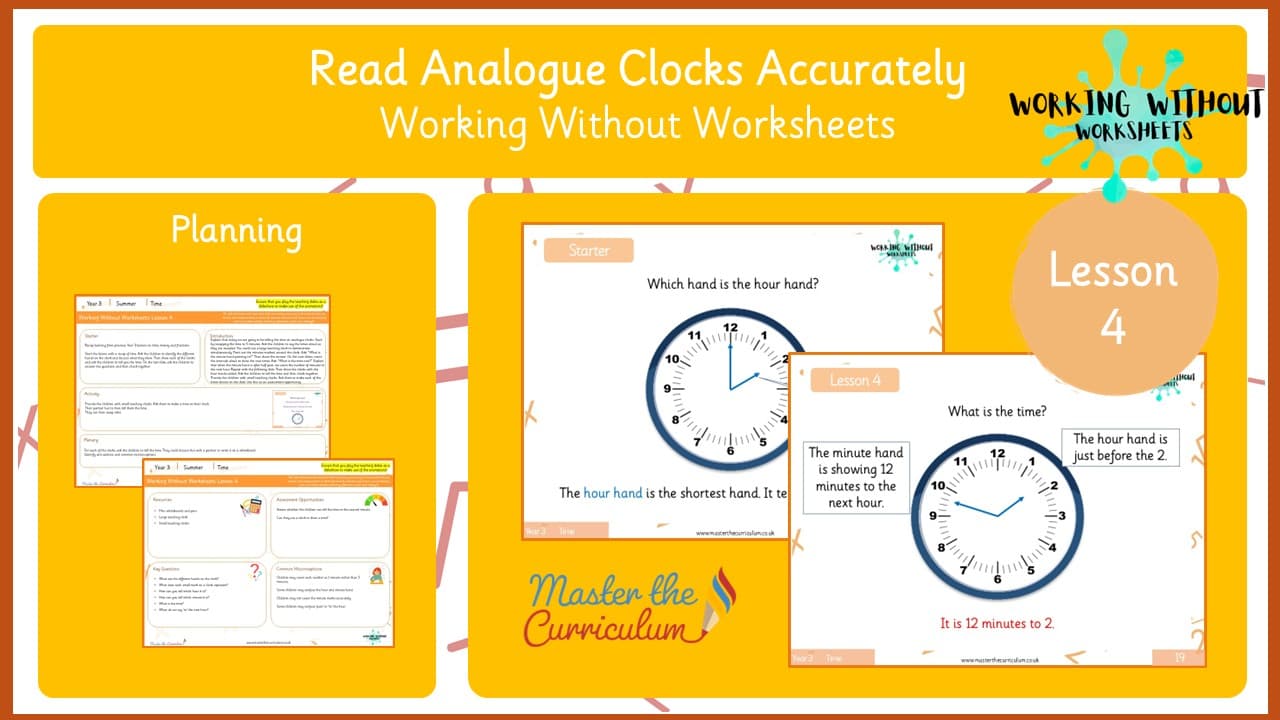 Cover of L4 Read Analogue Clocks Accurately