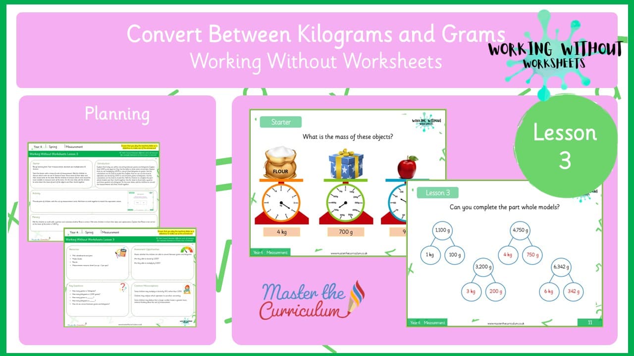 Cover of L3 Convert Between Kilograms and Grams