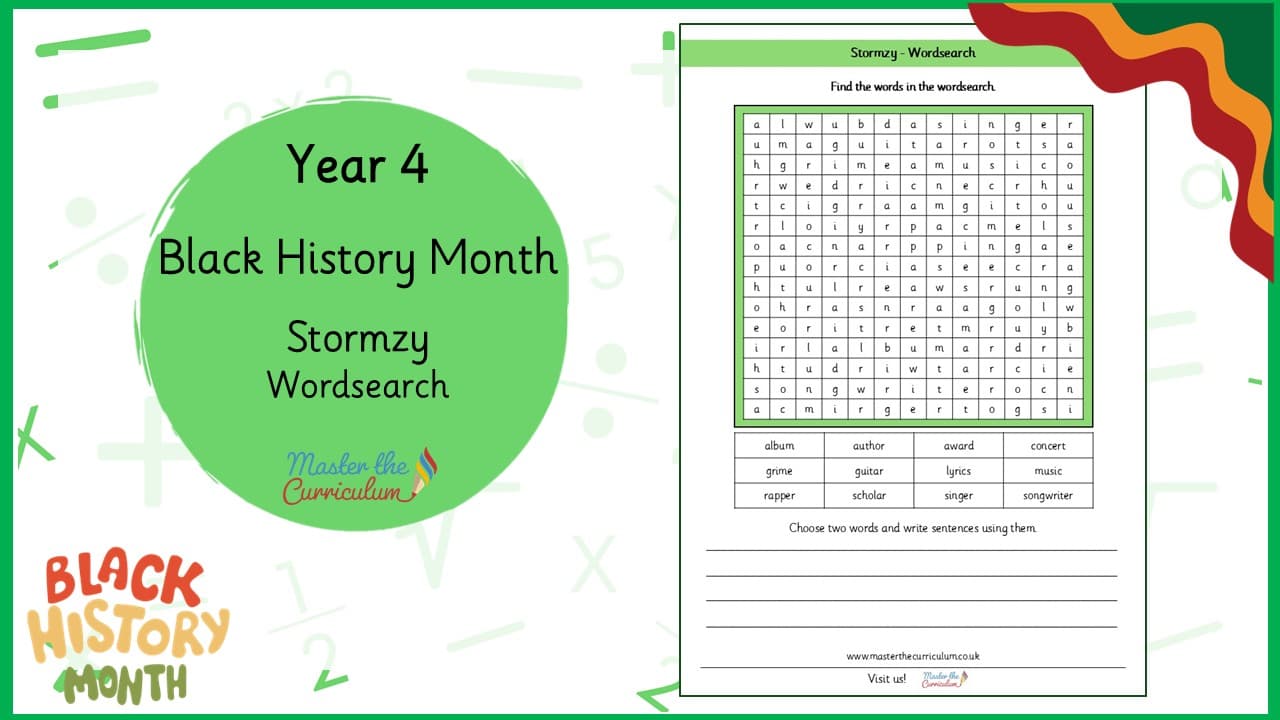 Cover of Stormzy – Wordsearch