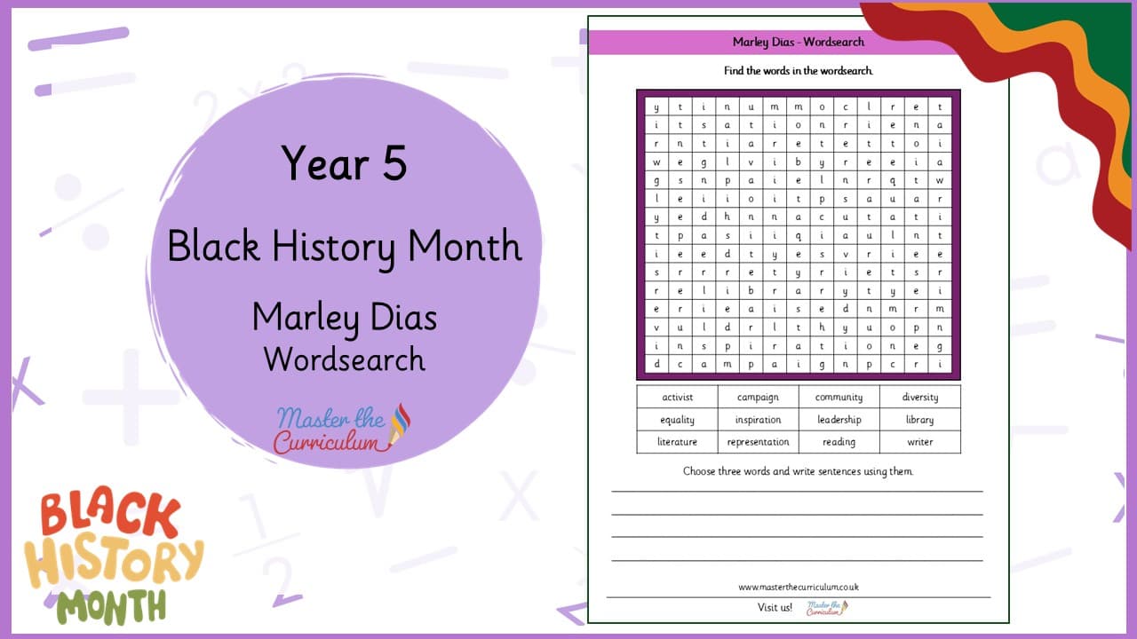 Cover of Marley Dias – Wordsearch