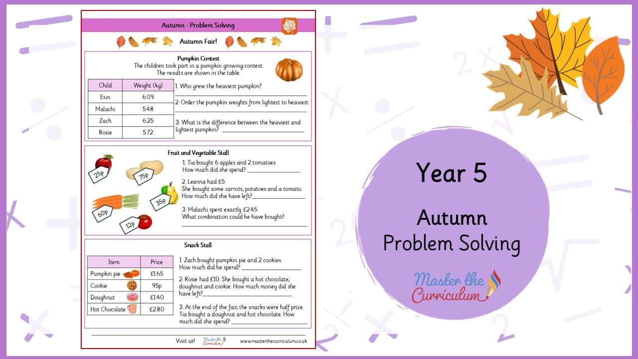 Cover of Autumn Problem Solving