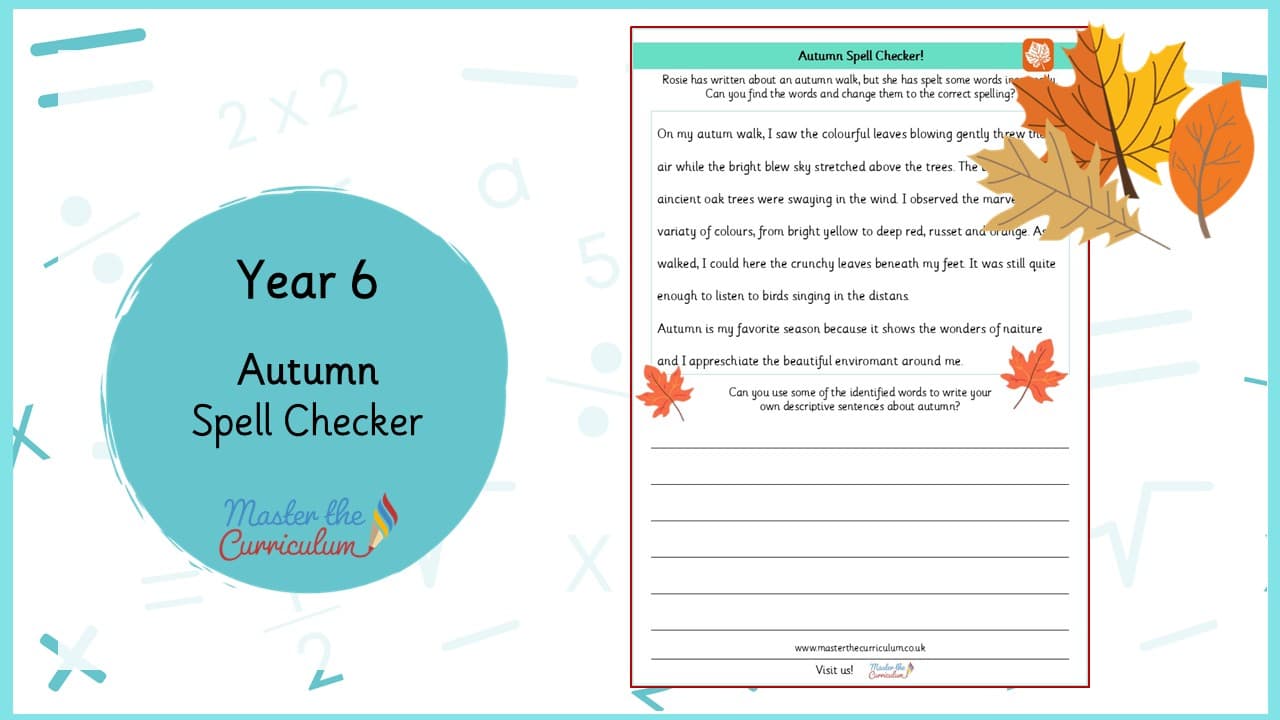 Cover of Autumn Spell Checker