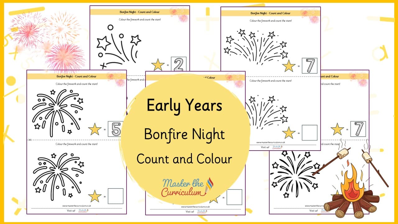 Cover of Bonfire Night Colour and Count