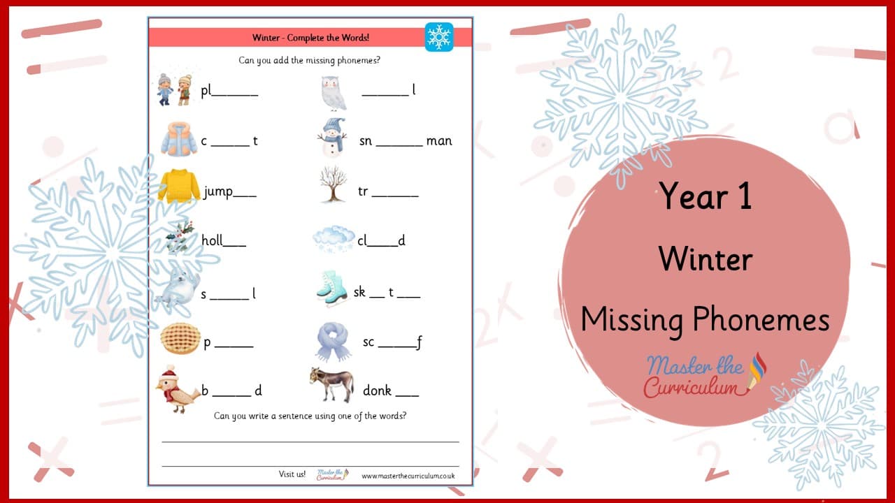 Cover of Winter Missing Phonemes