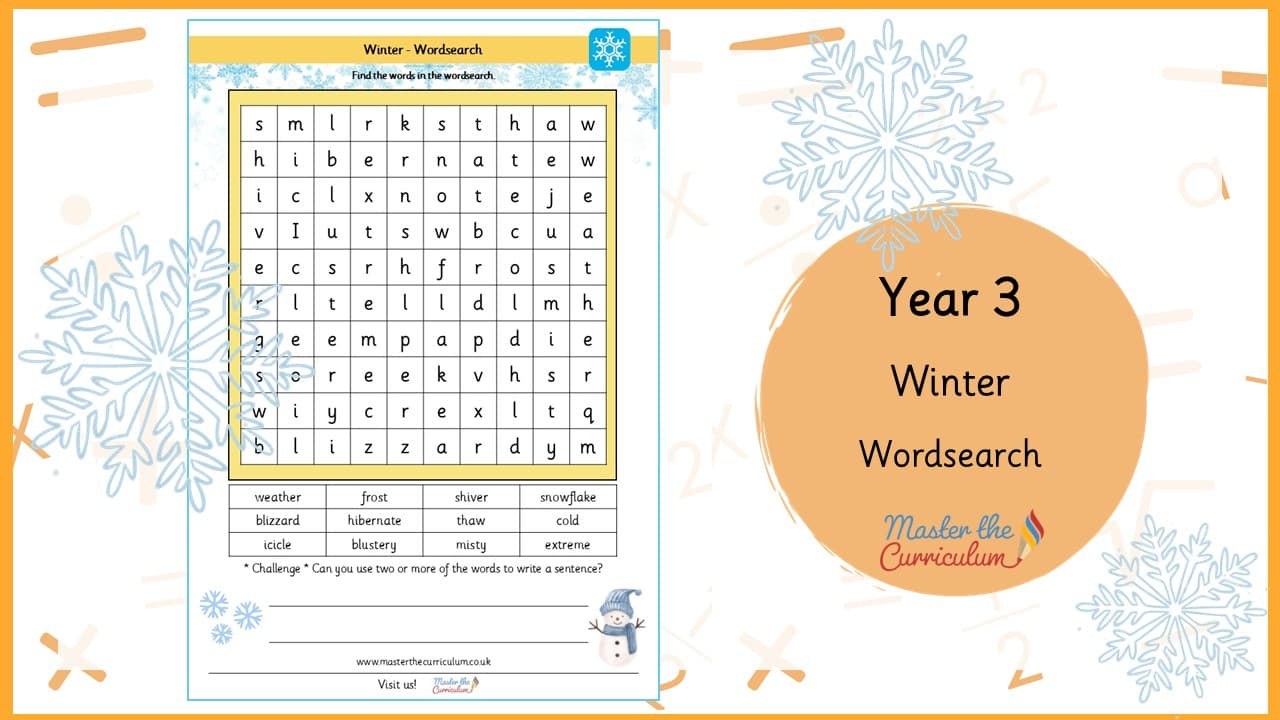 Cover of Winter Wordsearch