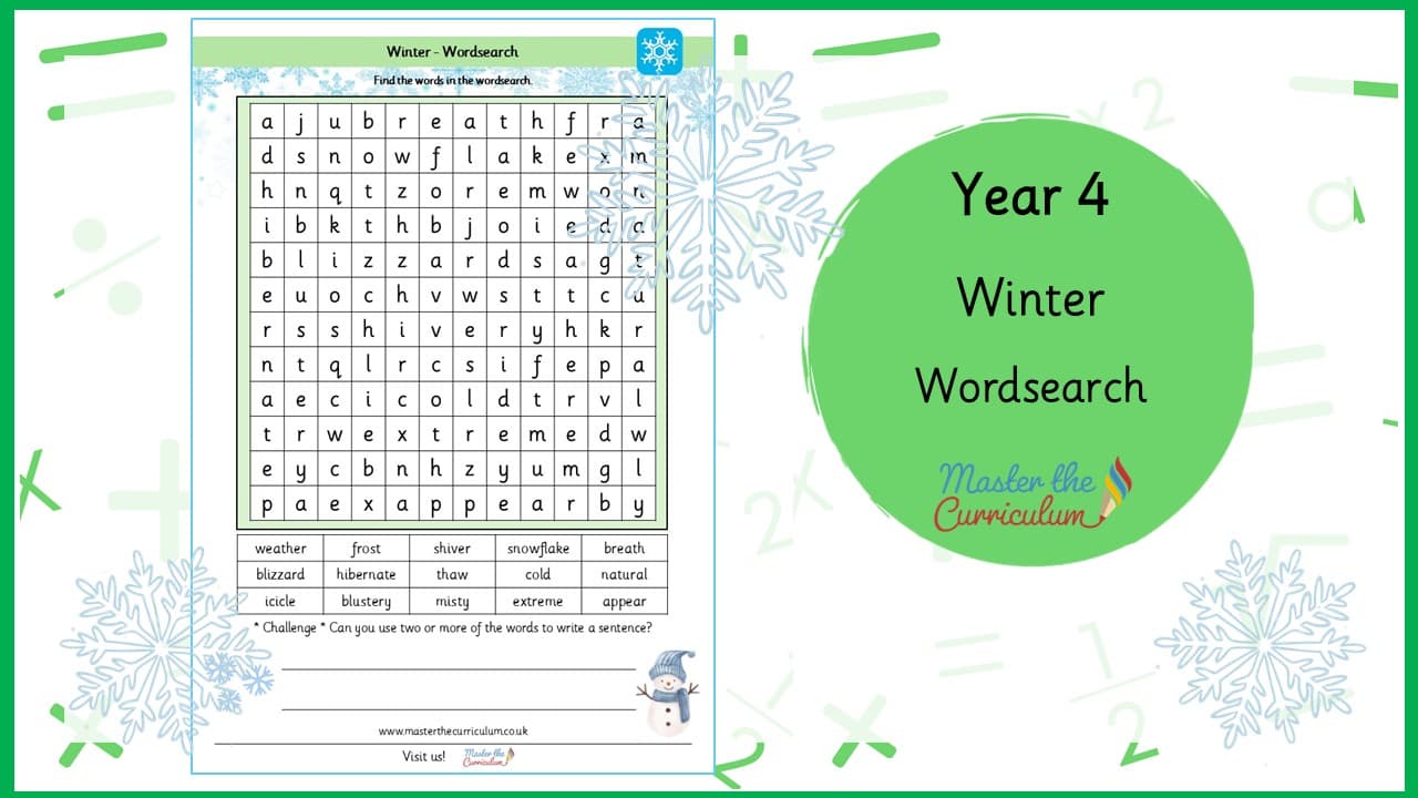 Cover of Winter Wordsearch