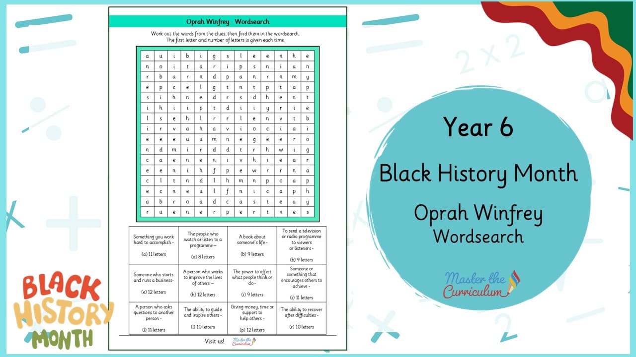 Cover of Oprah Winfrey – Wordsearch