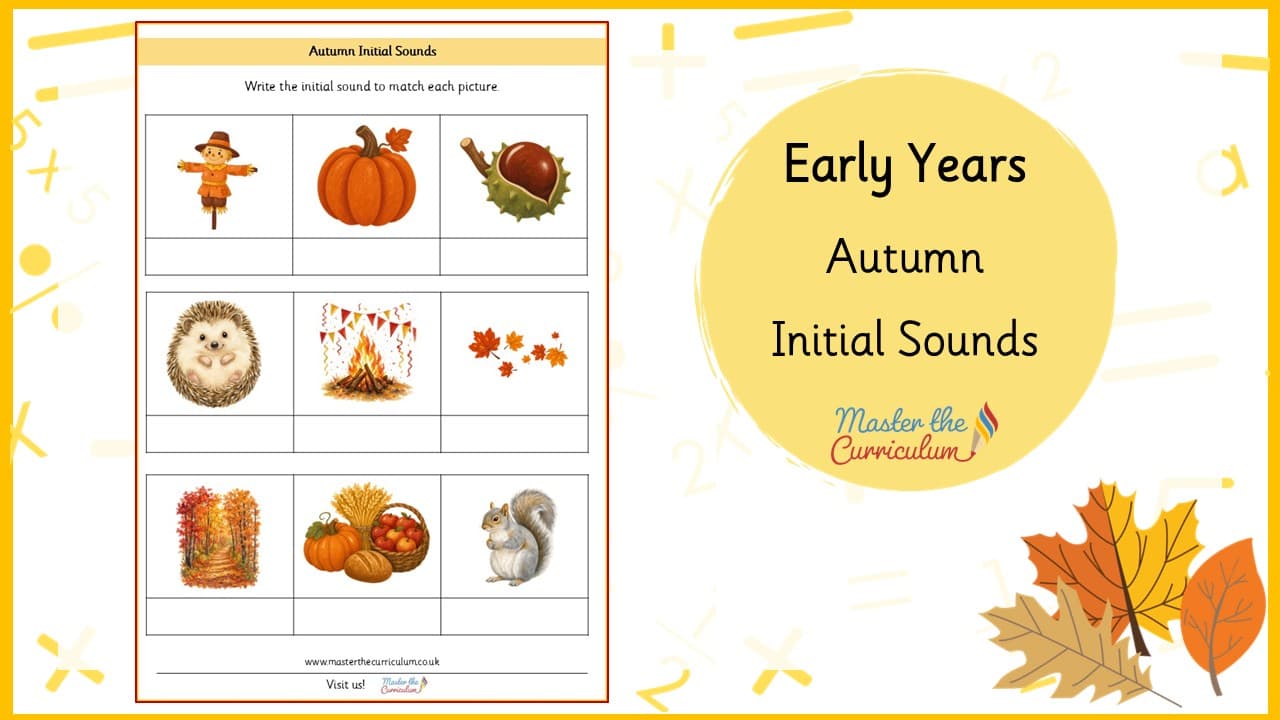 Cover of Autumn Initial Sounds
