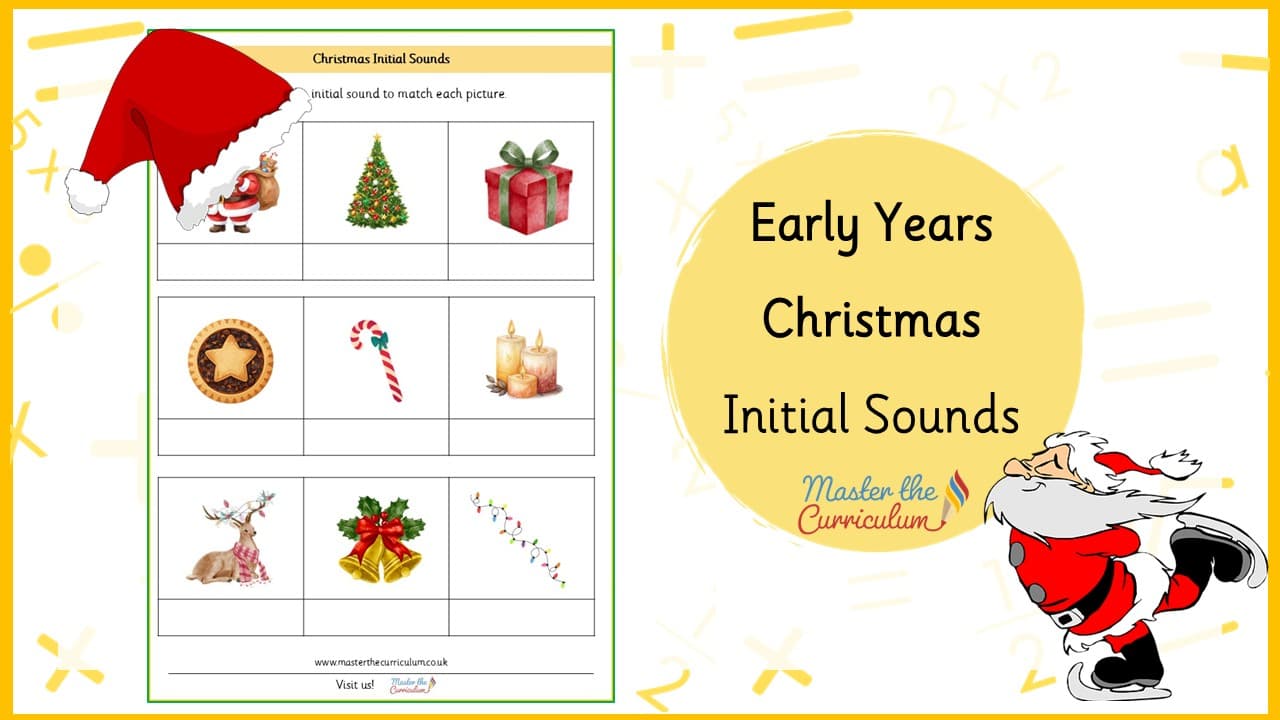 Cover of Christmas Initial Sounds