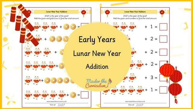 Lunar New Year Addition | Master the Curriculum