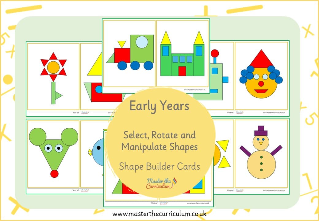 Cover of Select, Rotate and Manipulate Shapes – Shape Builder Cards
