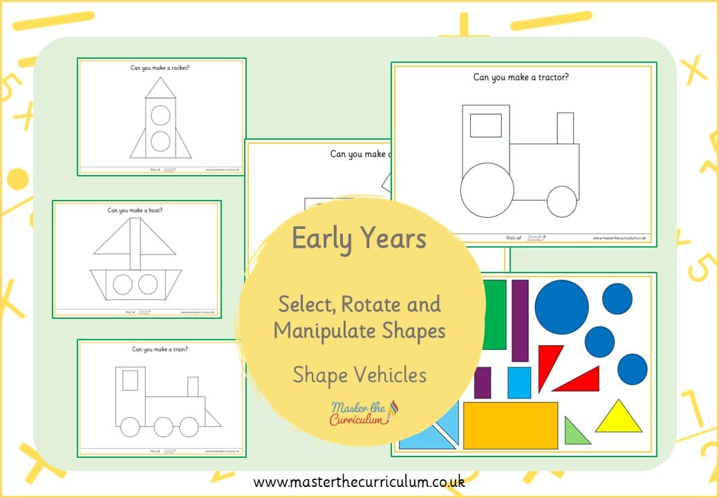 Cover of Select, Rotate and Manipulate Shapes – Shape Vehicles