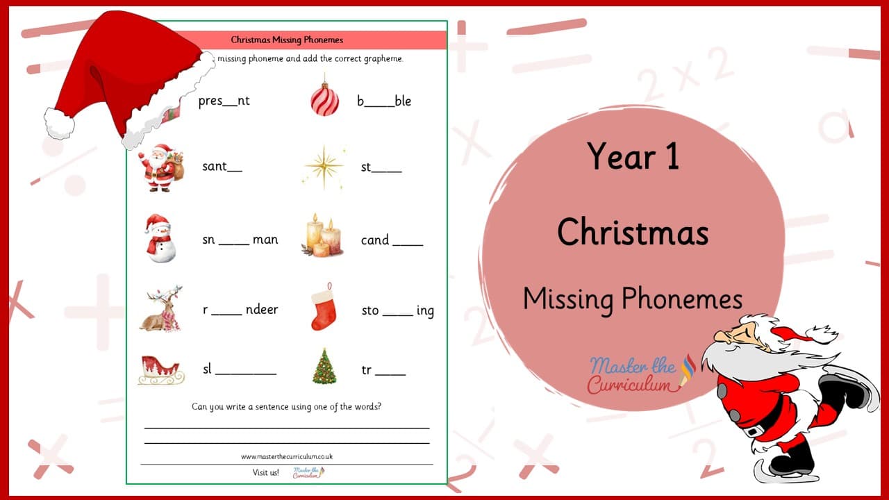 Cover of Christmas Missing Phonemes