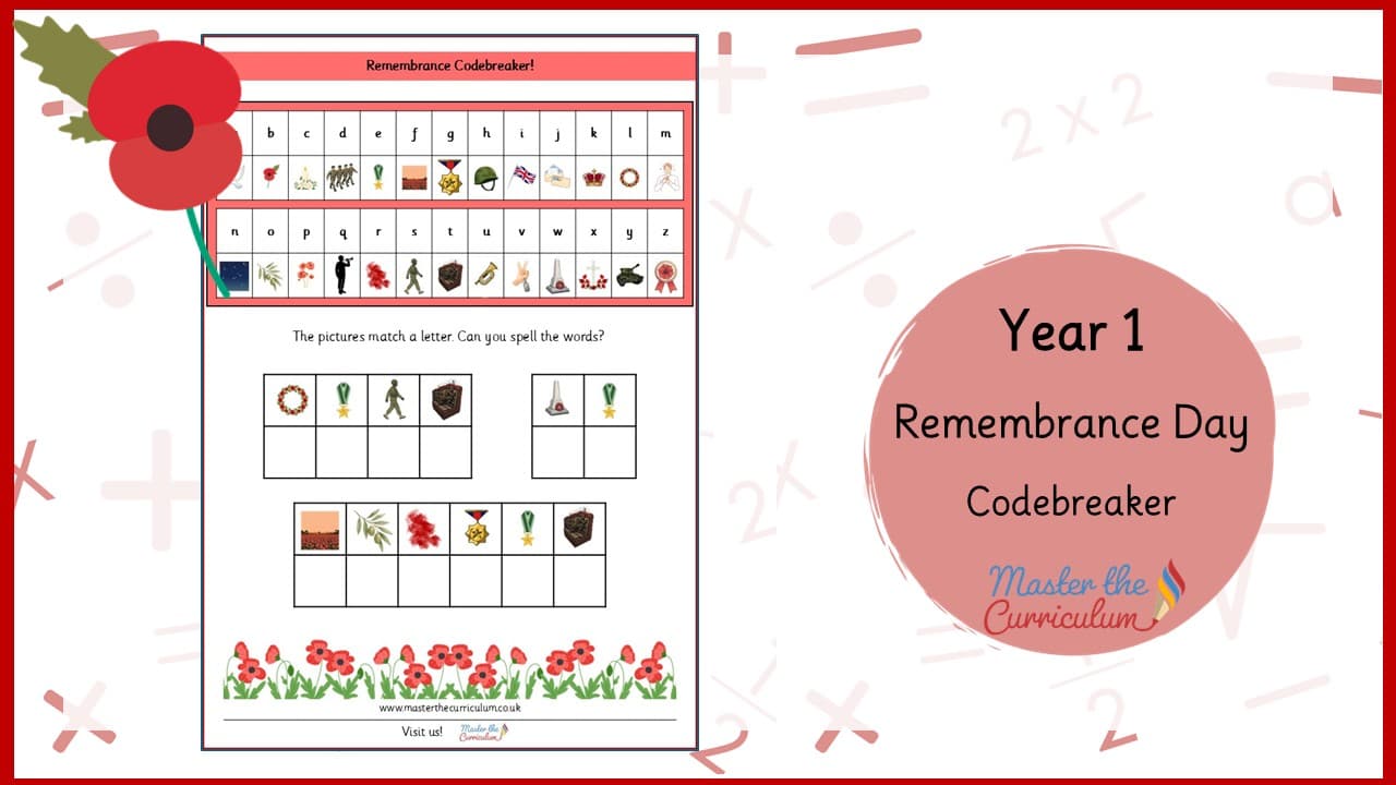 Cover of Remembrance Day Codebreaker