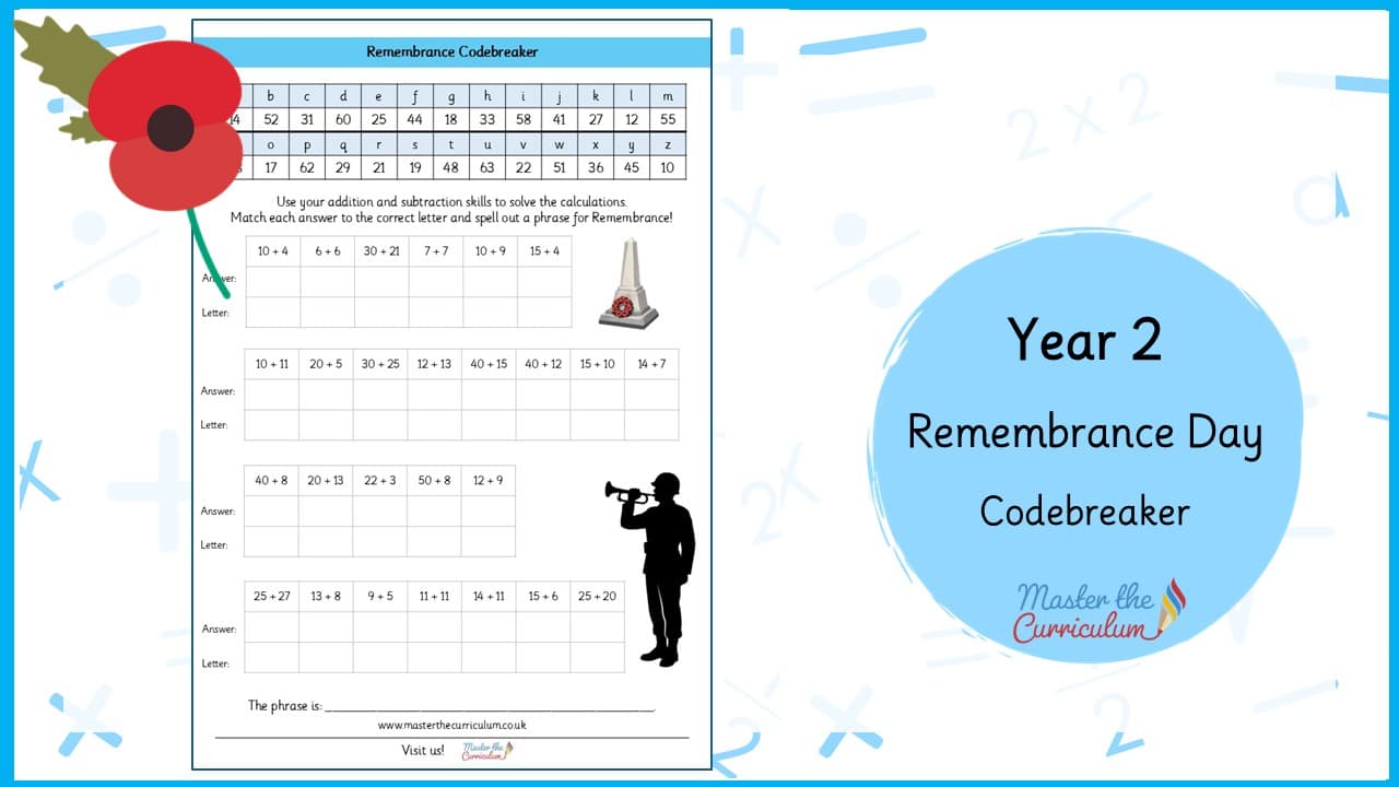Cover of Remembrance Day Codebreaker