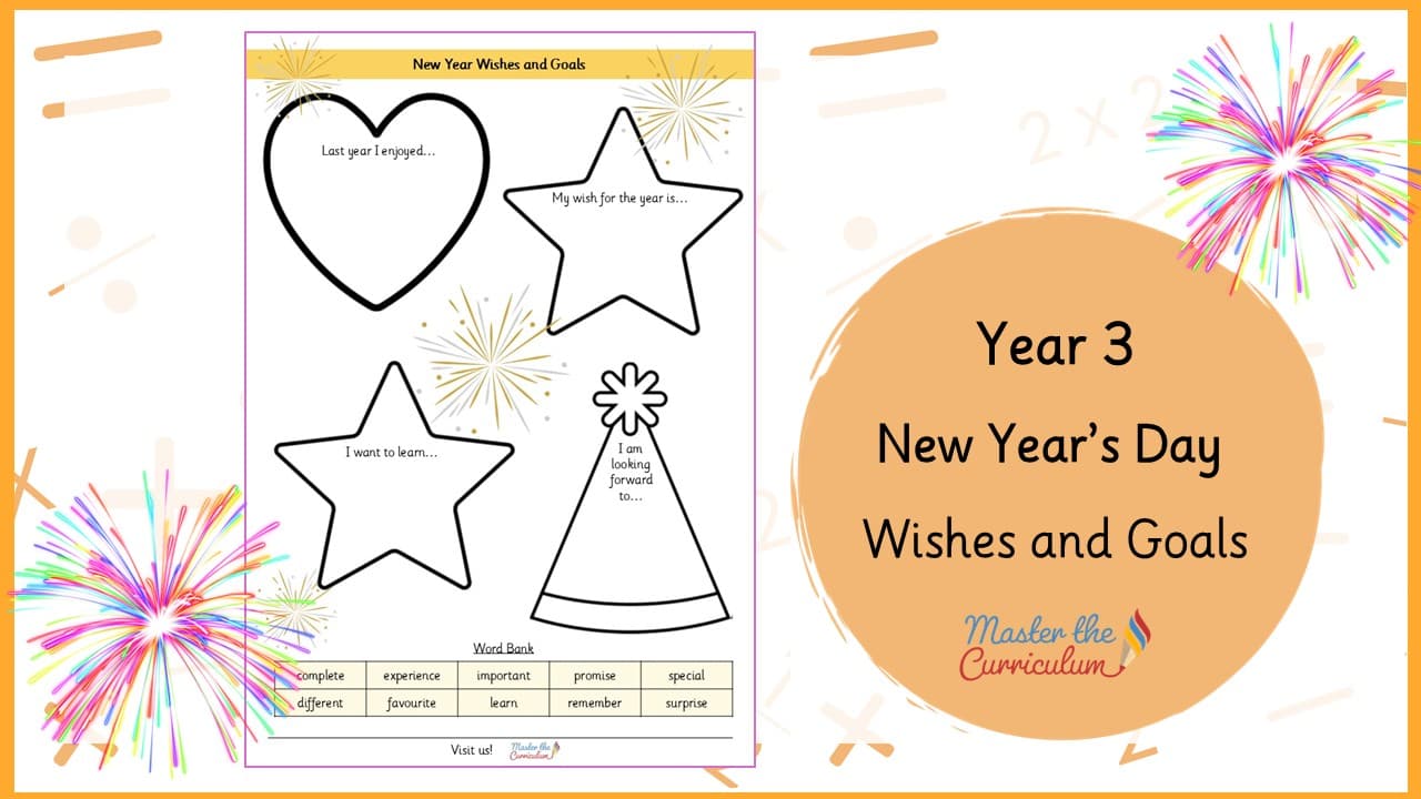 Cover of Year 3 New Year Wishes and Goals