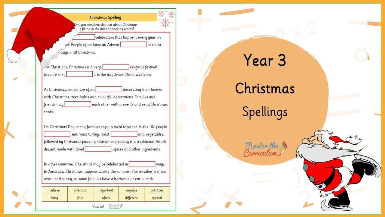 Cover of Christmas Spelling