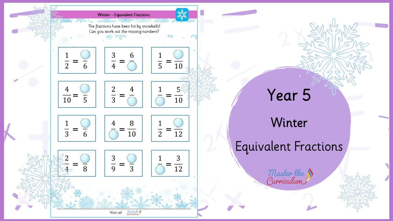Cover of Winter Equivalent Fractions