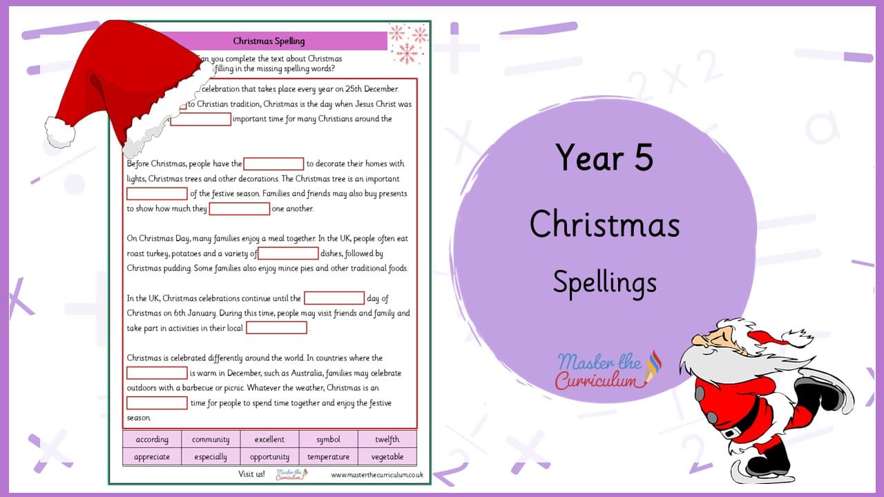 Cover of Christmas Spellings