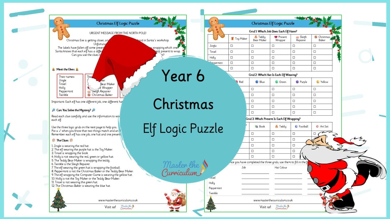 Cover of Christmas Elf Logic Puzzle