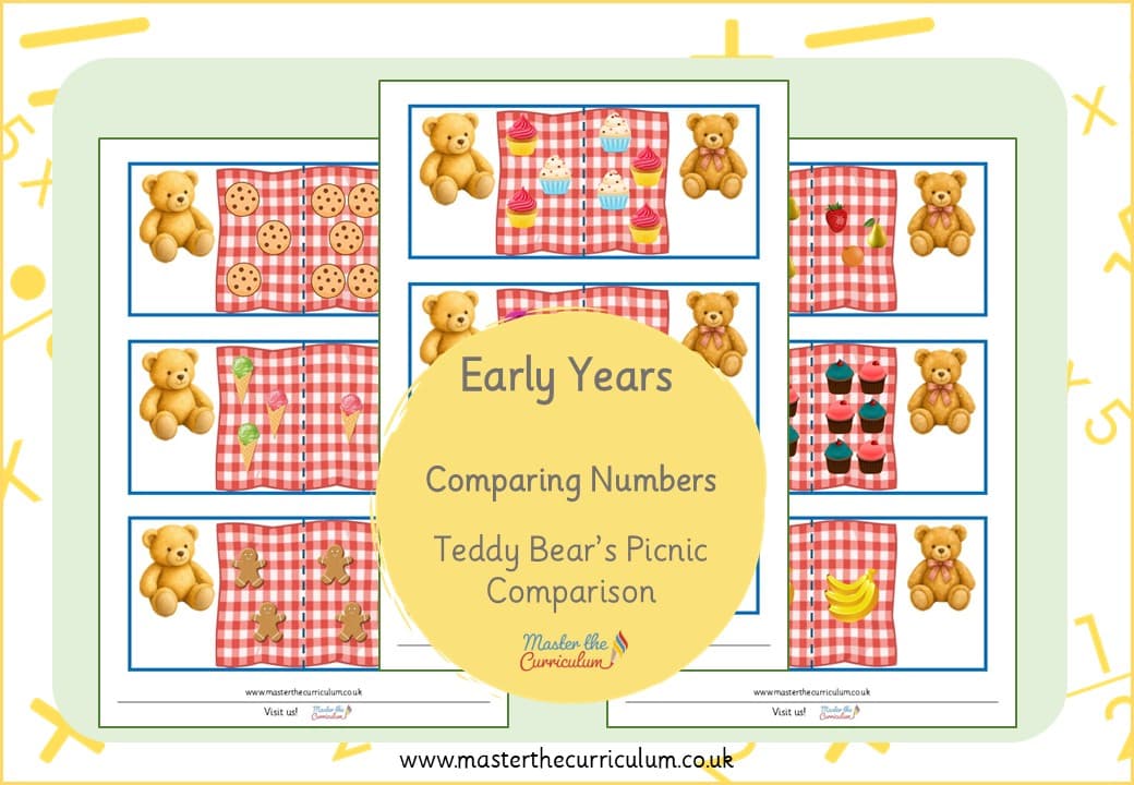 Cover of Compare Numbers – Teddy Bear’s Picnic