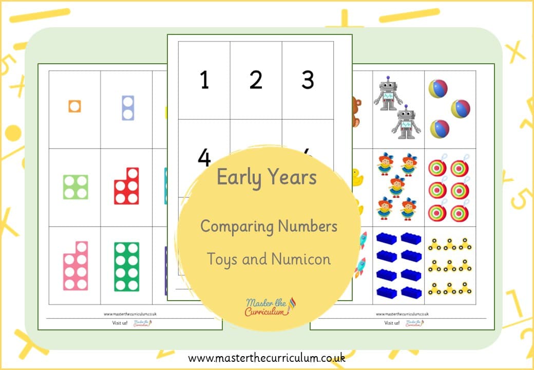 Cover of Compare Numbers – Toys and Numicon