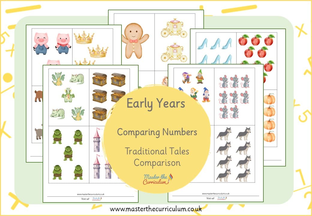 Cover of Compare Numbers – Traditional Tales
