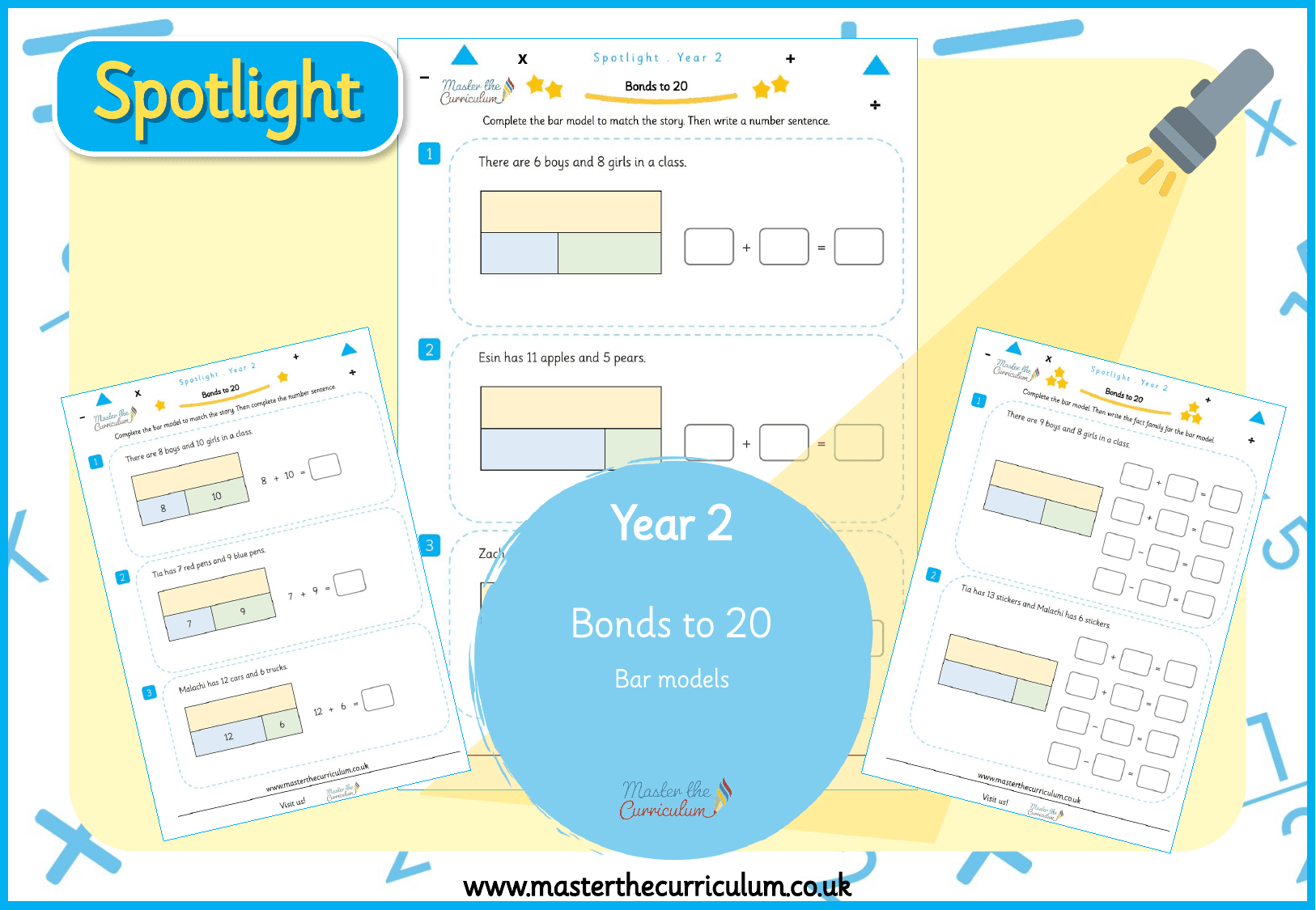 Cover of Spotlight Y2 Bar Models Within 20
