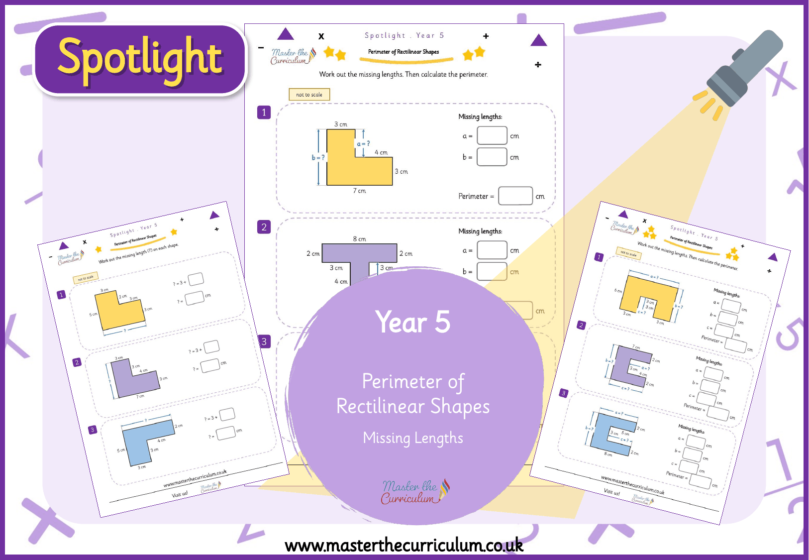Cover of Spotlight Y5 Calculate the Perimeter of Rectilinear Shapes