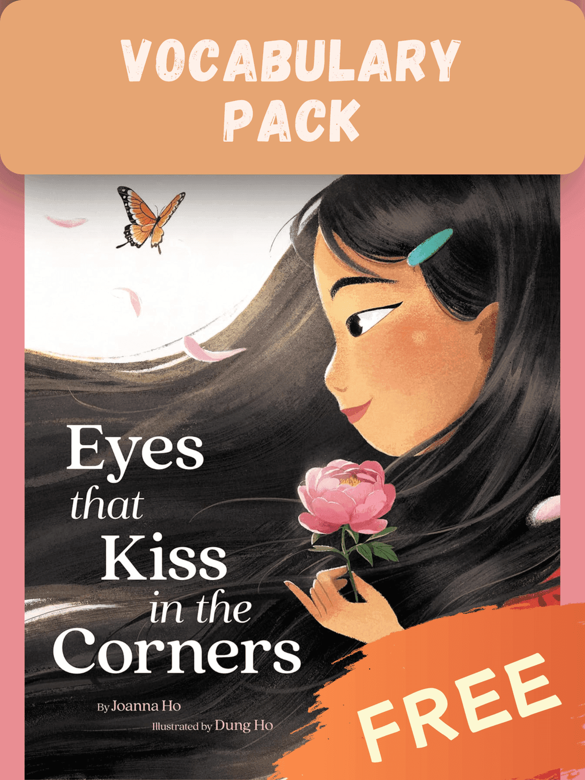 Cover of Eyes That Kiss in the Corners Free Vocabulary Pack