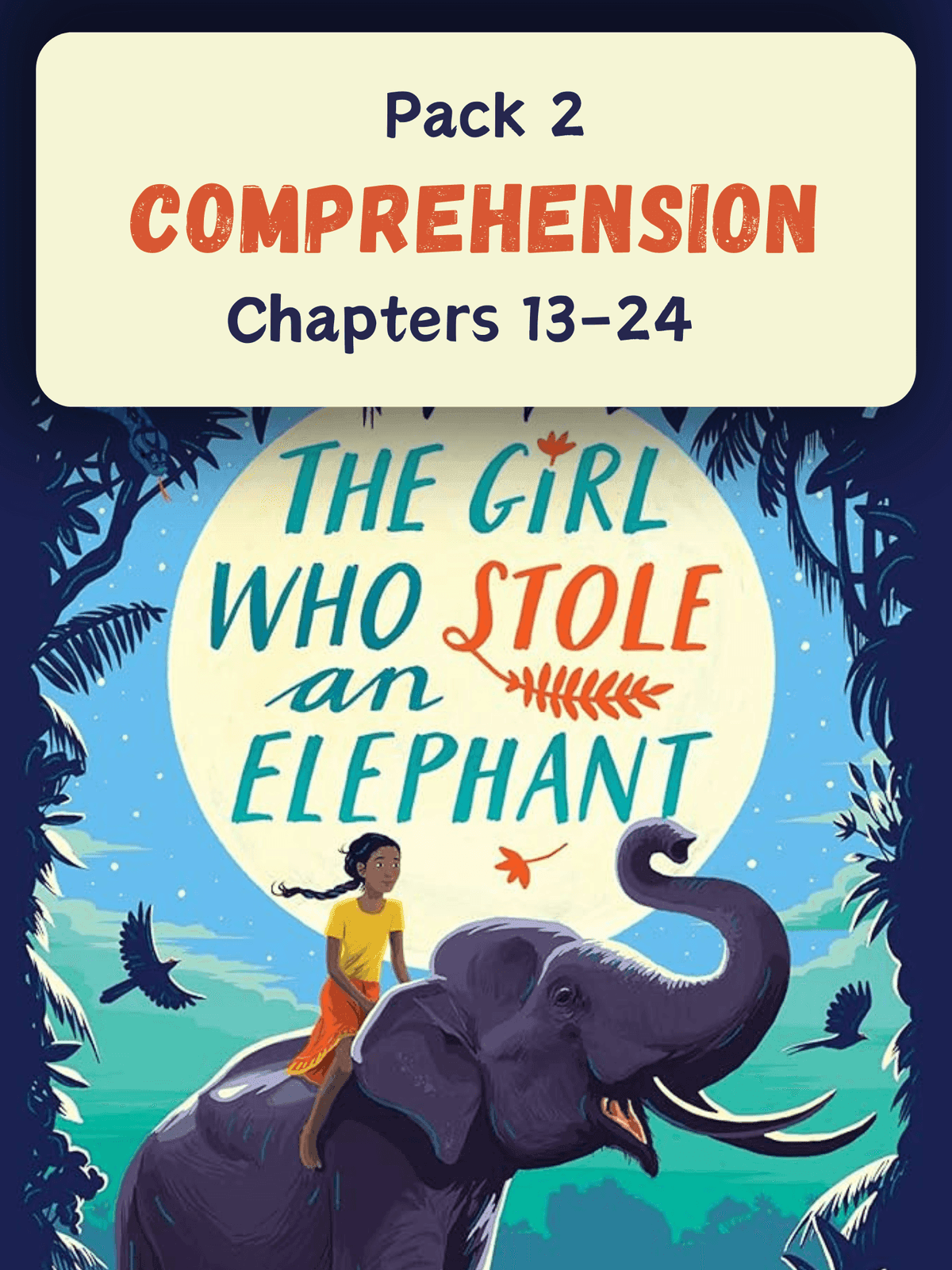 Cover of Quick Comprehension The Girl Who Stole An Elephant Chapters 13 - 24