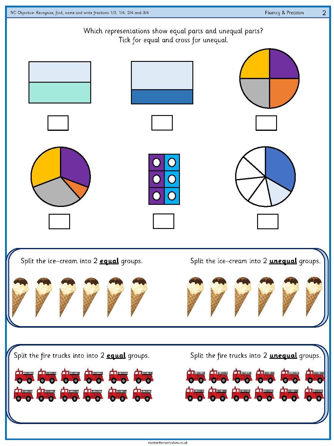 Shapes That Show Fourths